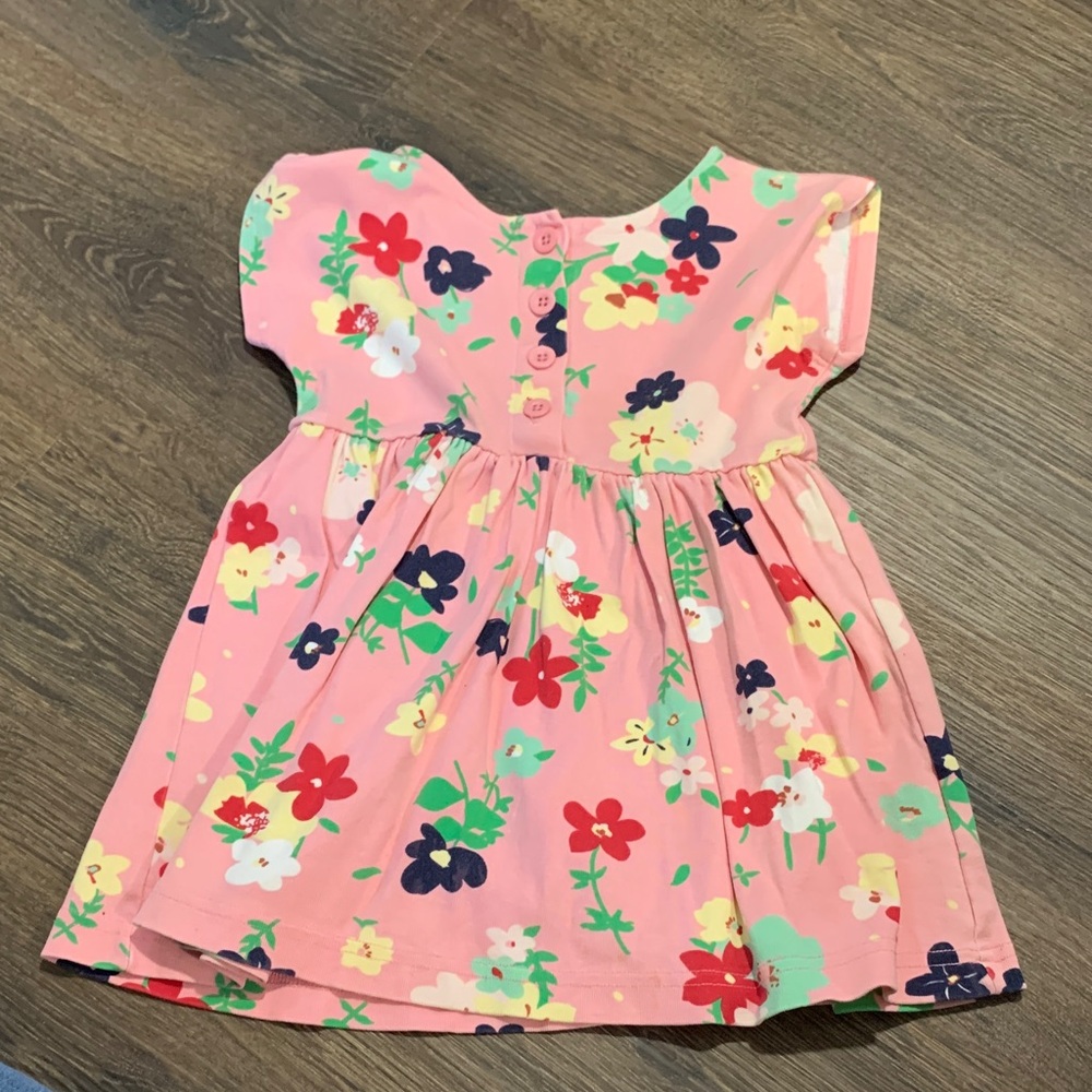 Hanna Andersson Pink Floral Kids Dress